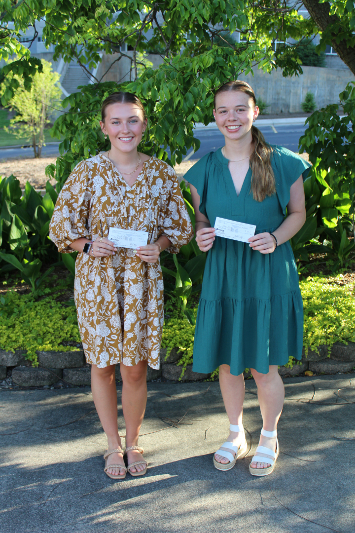 2024 Recipients Pictured Left to Right: Tristen B, Peyton M. 